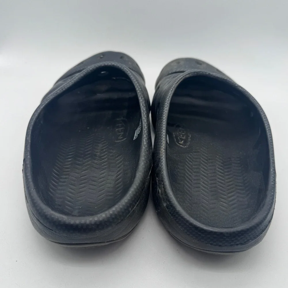 Mens KEEN Black Clogs Slides Sandals‎ Shoes Comfort Casual Size US 10